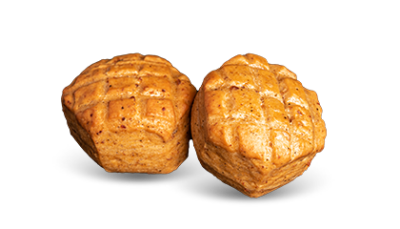 Scone with crackling